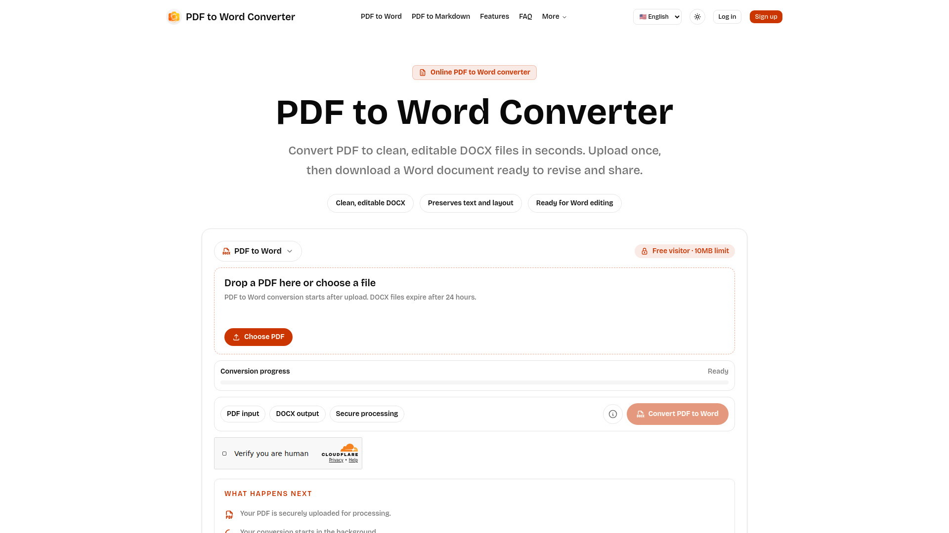 image of PDF to Word AI