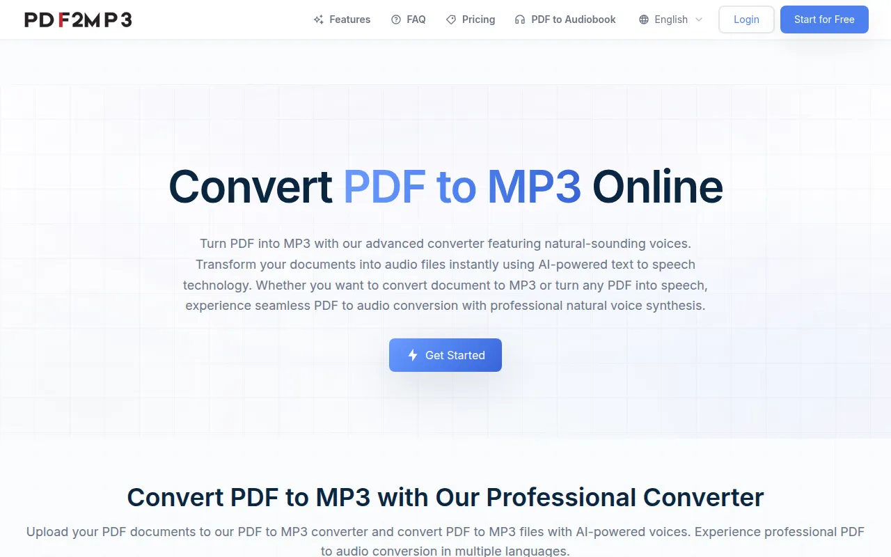 image of PDF2MP3