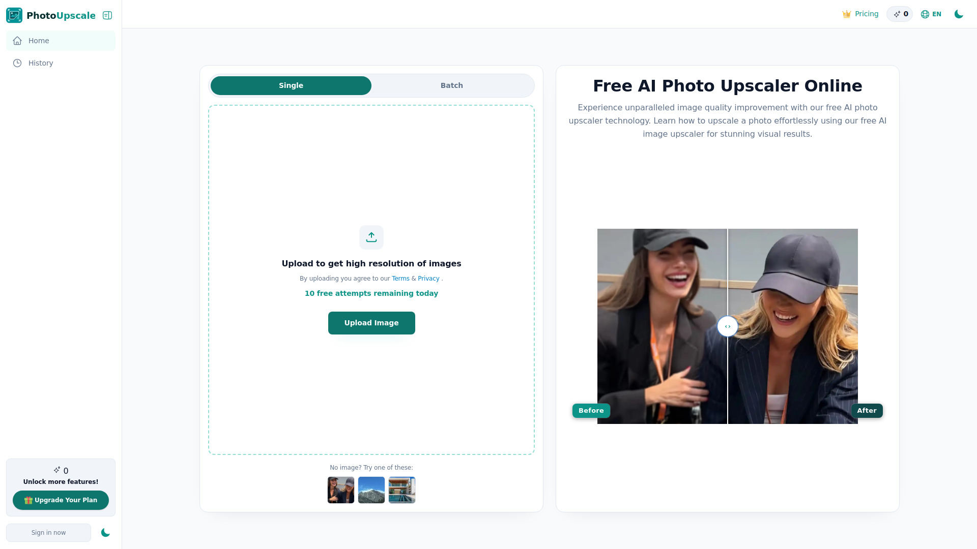 image of Photo Upscaler AI
