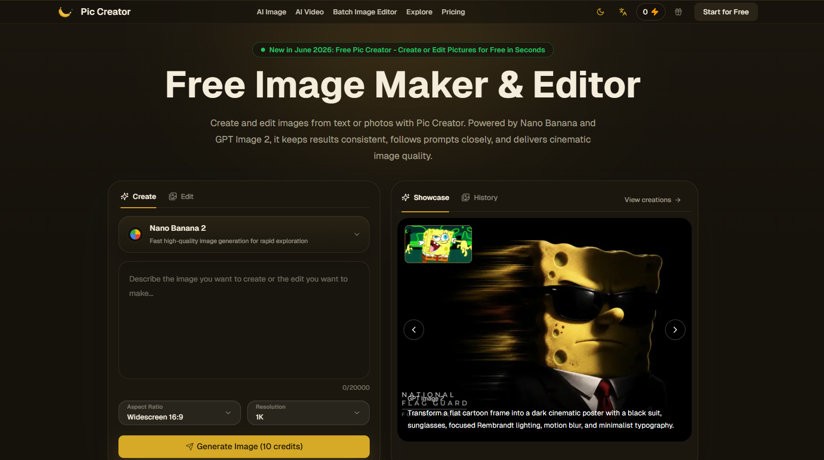 image of Pic Creator AI
