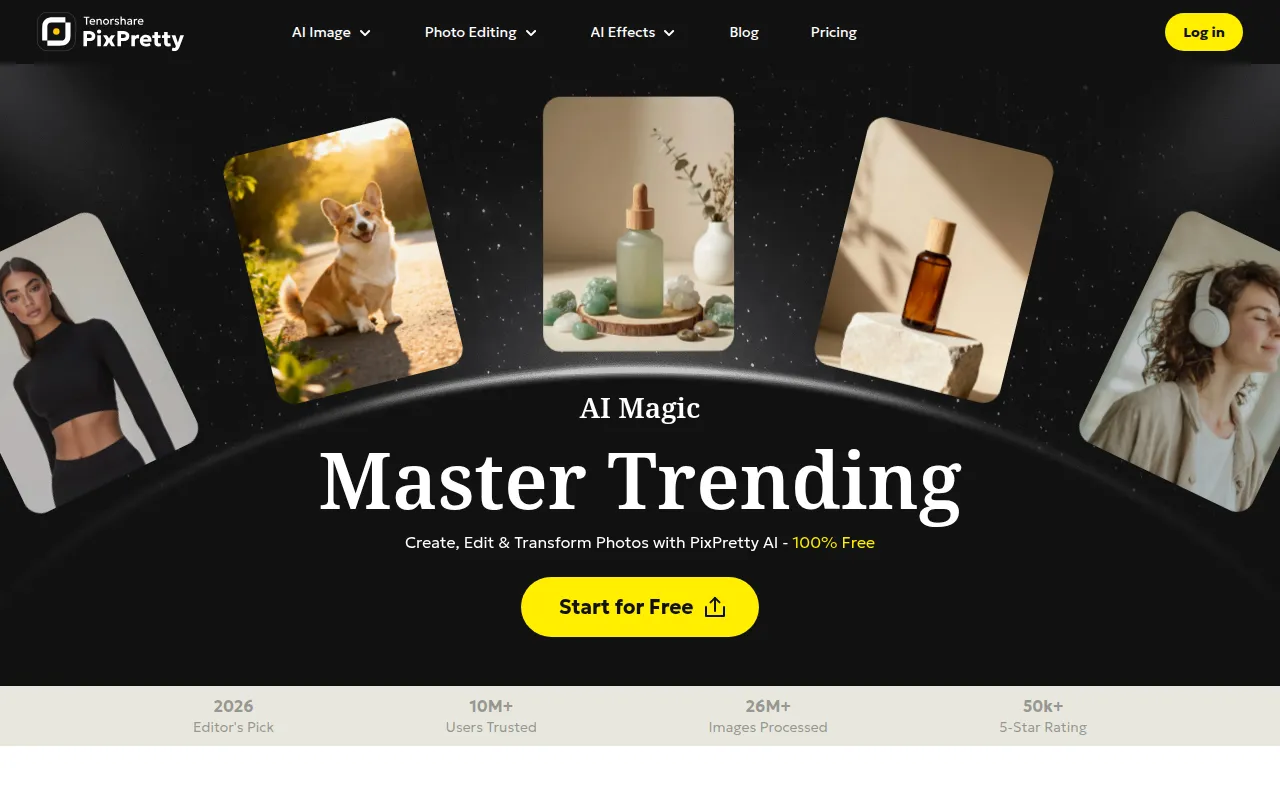 image of PixPretty AI Photo Editor