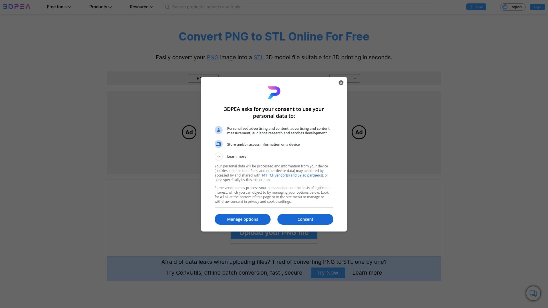 image of PNG to STL Converter – 3DPEA