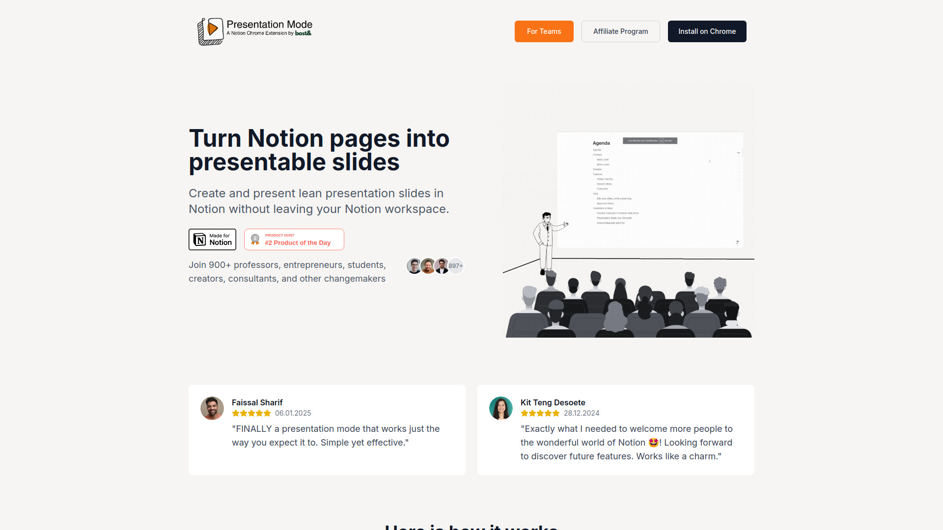image of Presentation Mode for Notion
