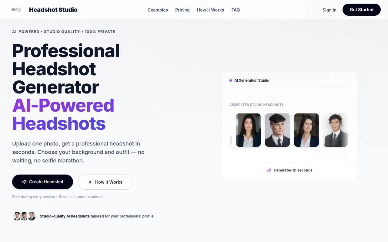 image of Professional Headshot Generator