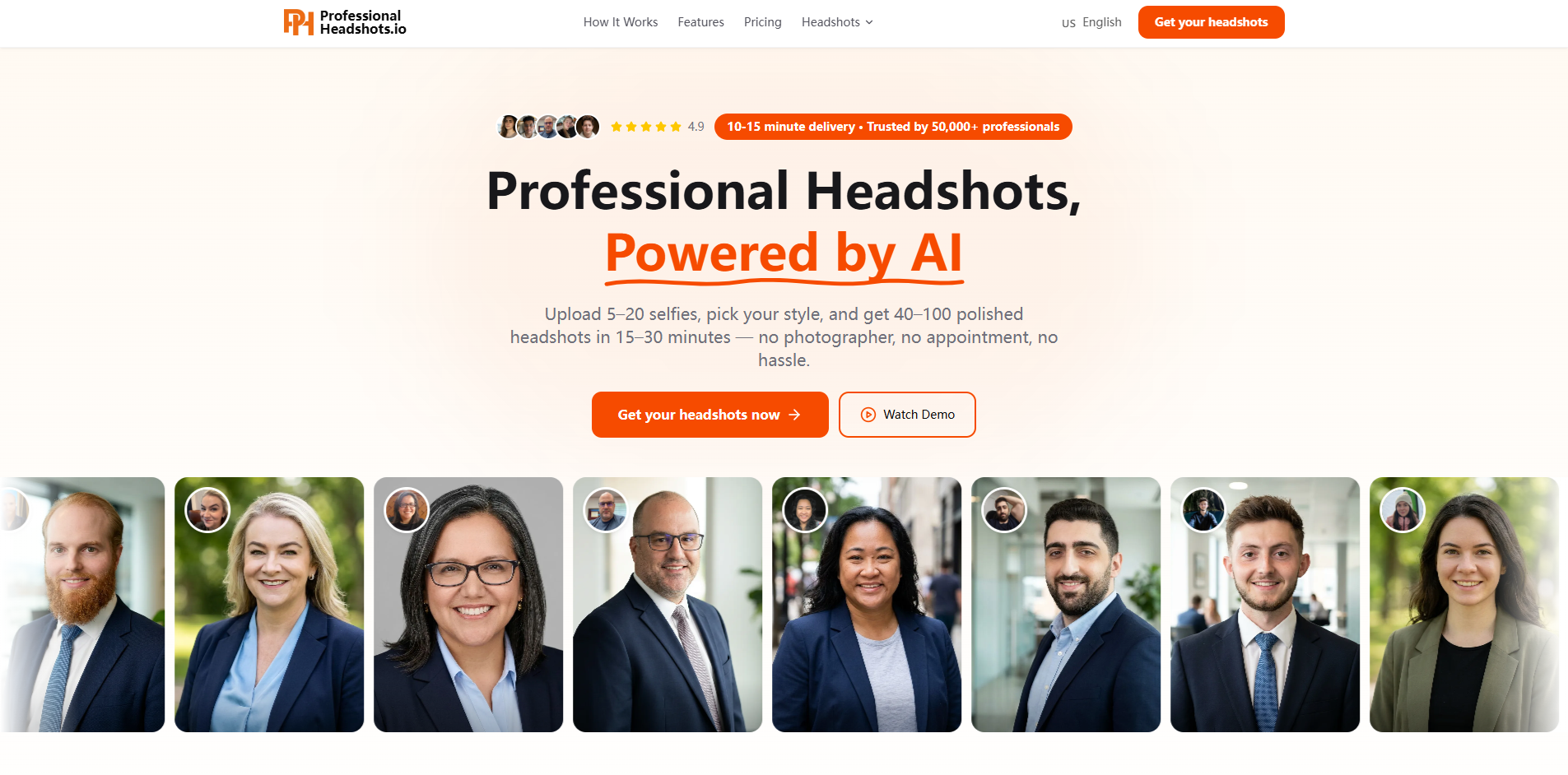 image of ProfessionalHeadshot.io