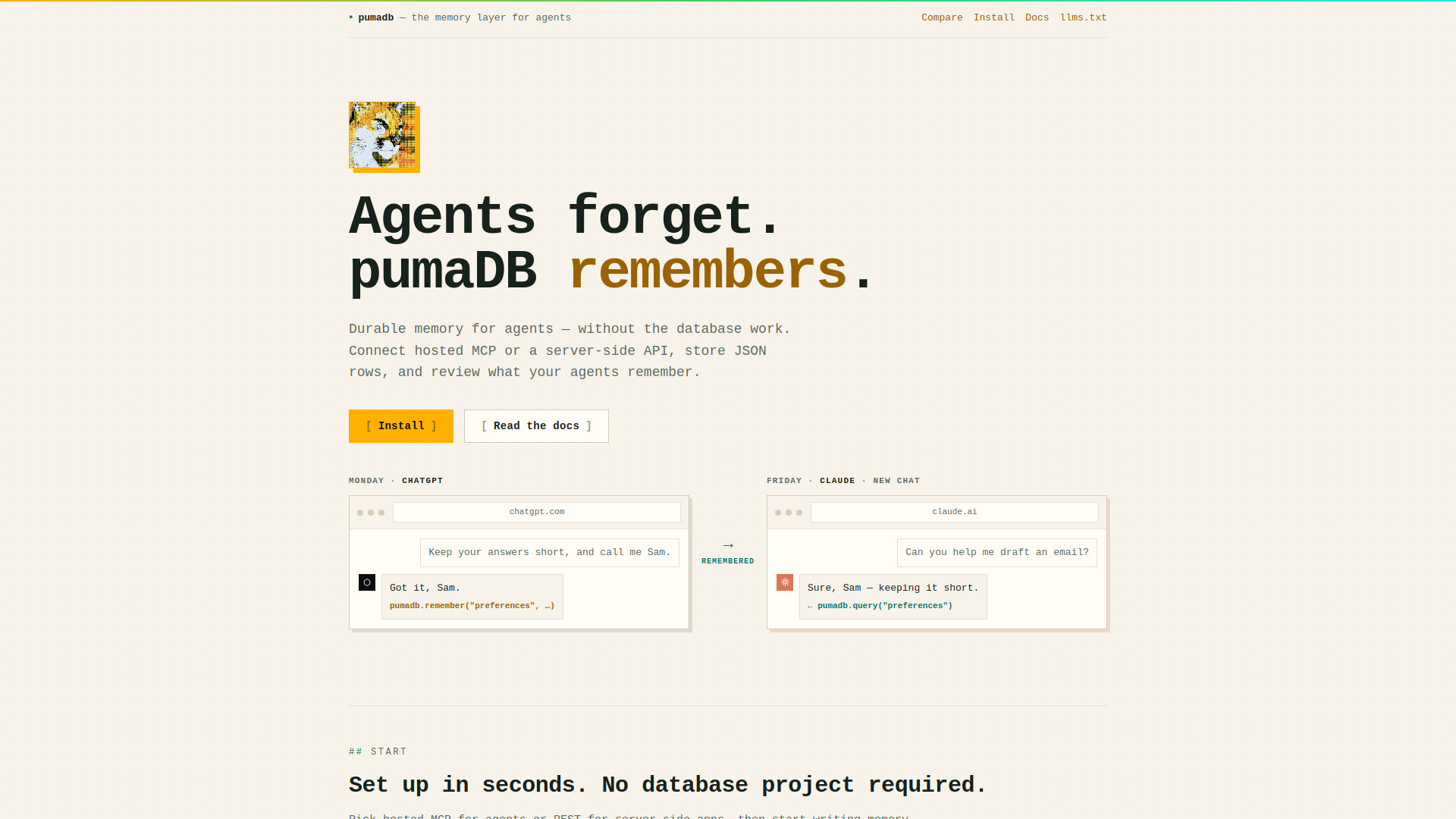 image of pumaDB