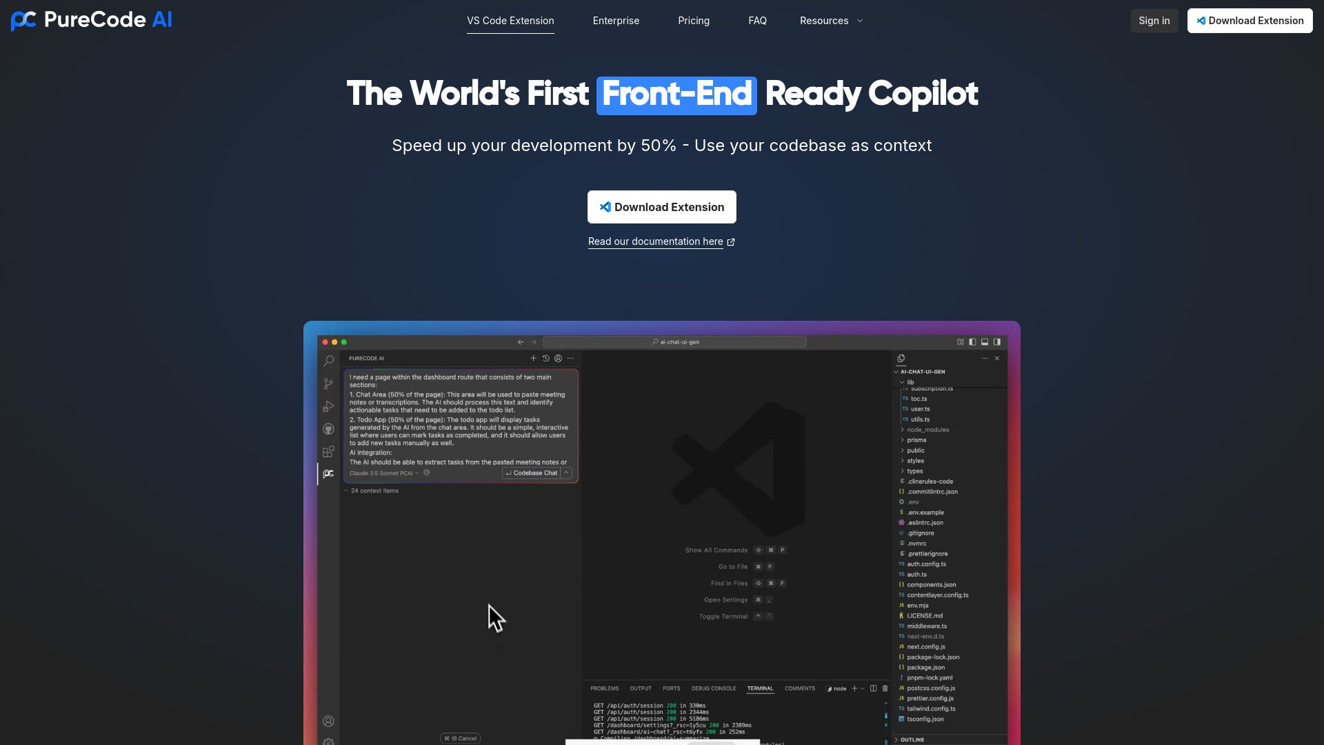 image of PureCode AI
