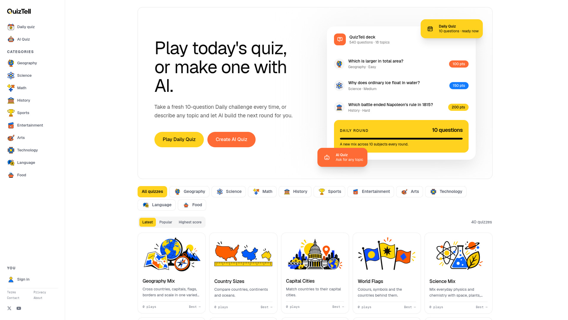 image of QuizTell