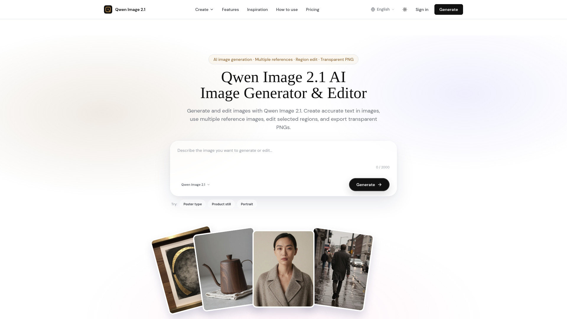image of Qwen Image 2.1