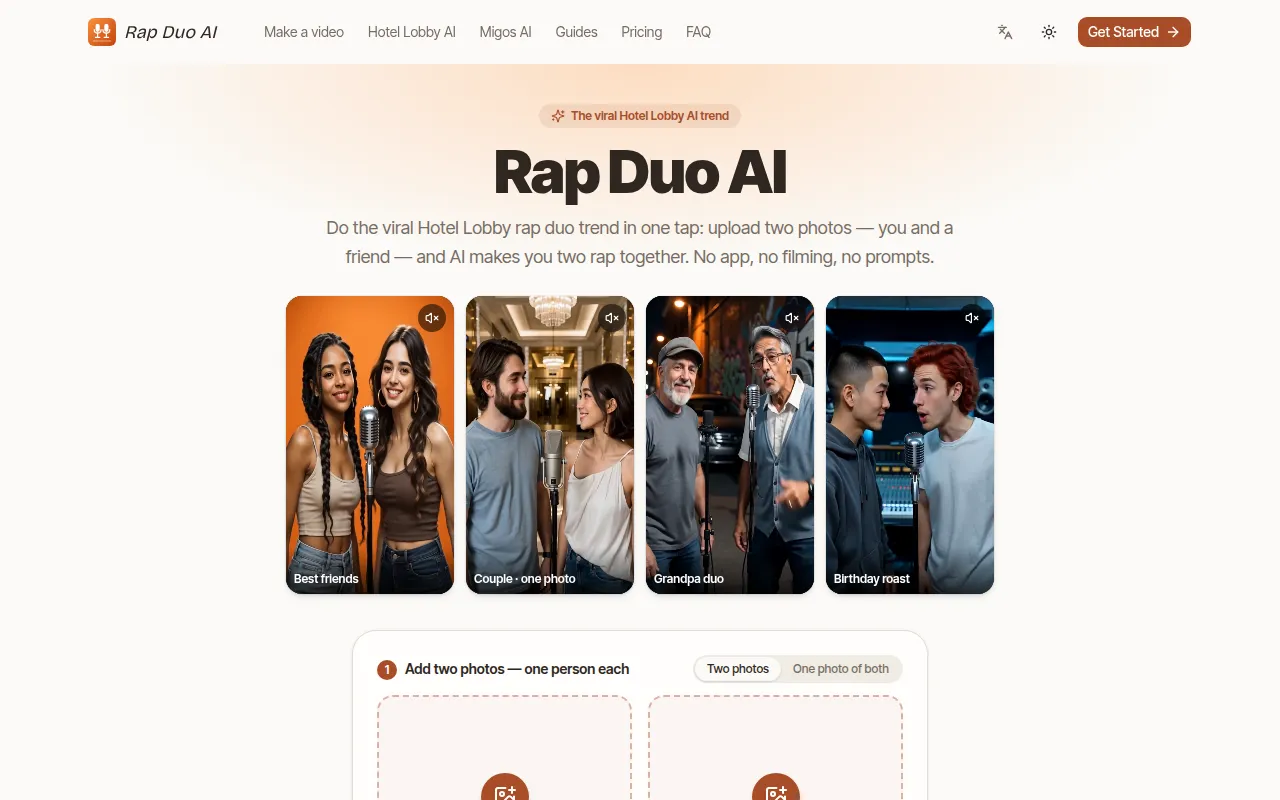 image of Rap Duo AI