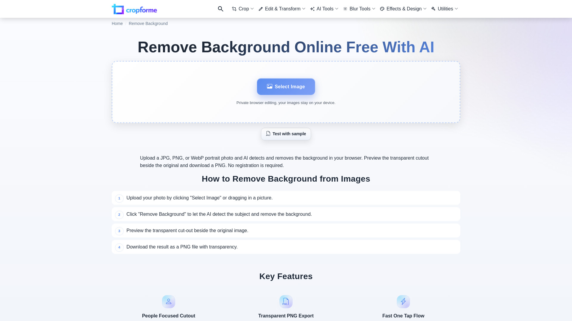 image of Remove background - 1