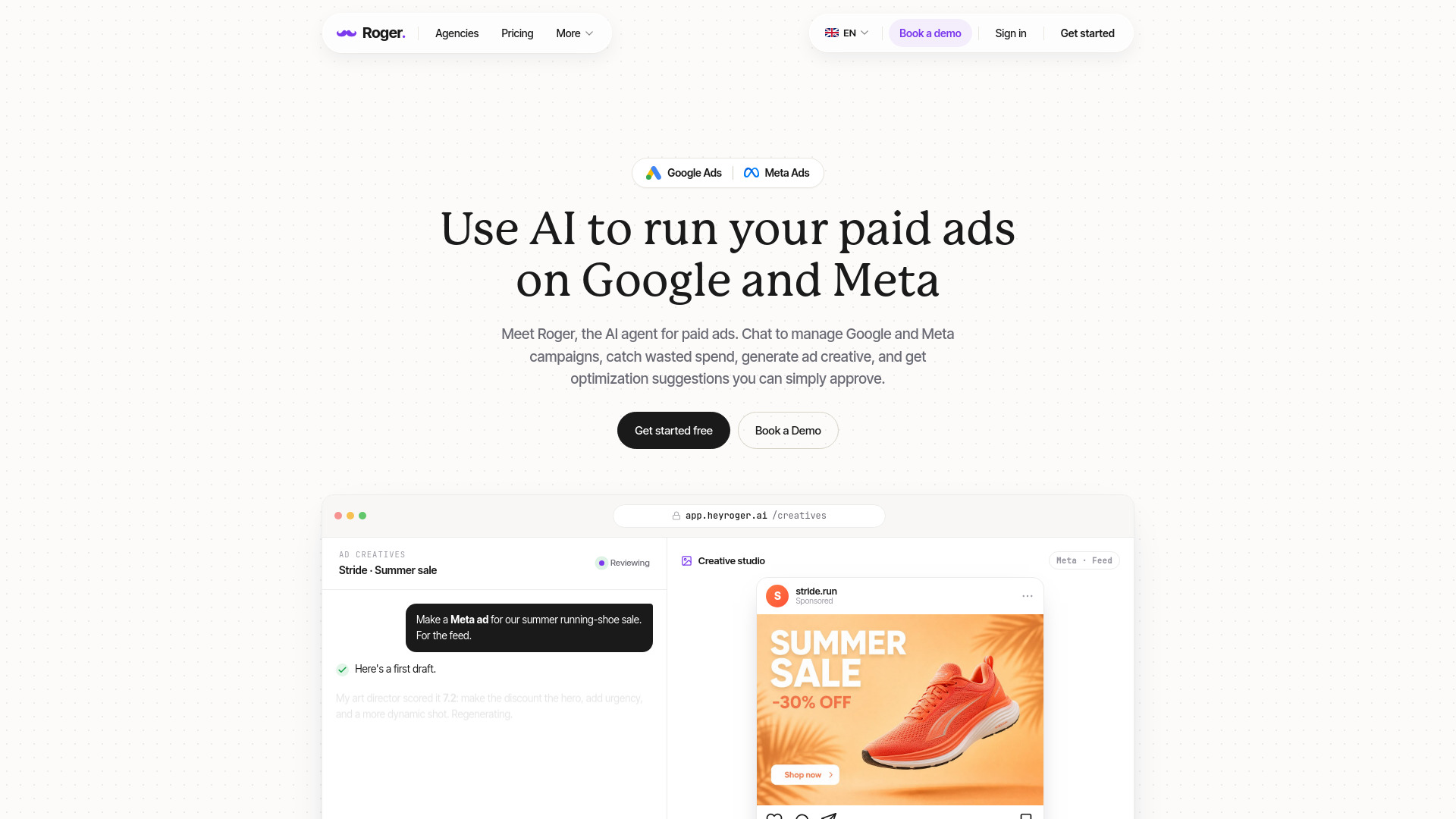 image of Roger • The Google Ads AI Agent