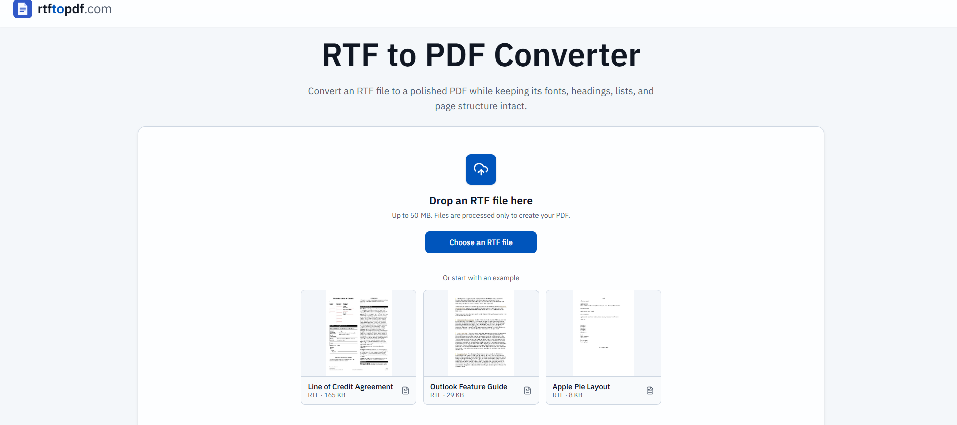image of RTF to PDF Converter