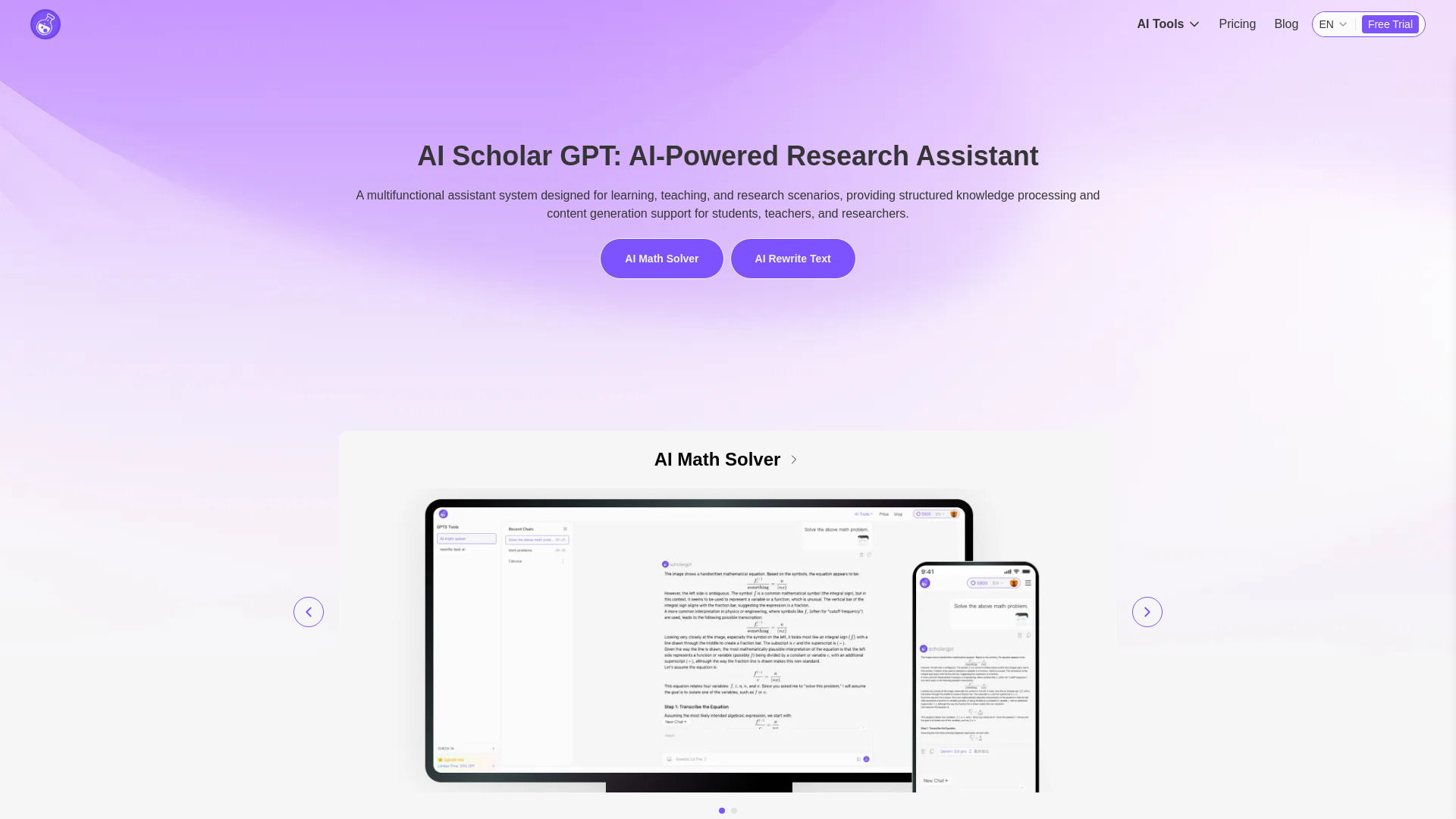 image of Scholar GPT AI: Advanced Research Assistant