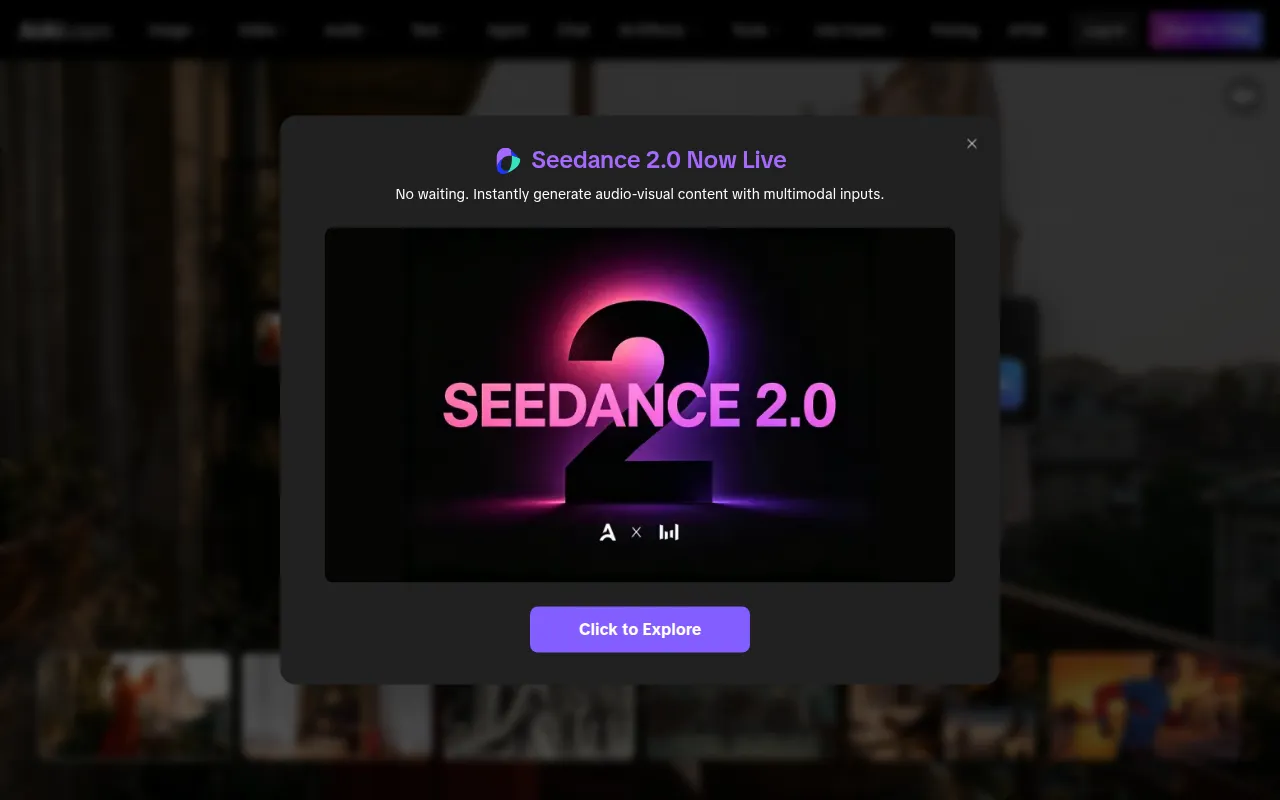 image of Seedance 2.0 - AIAI.com