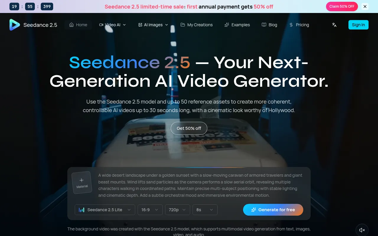 image of Seedance 2.5 Image to Video