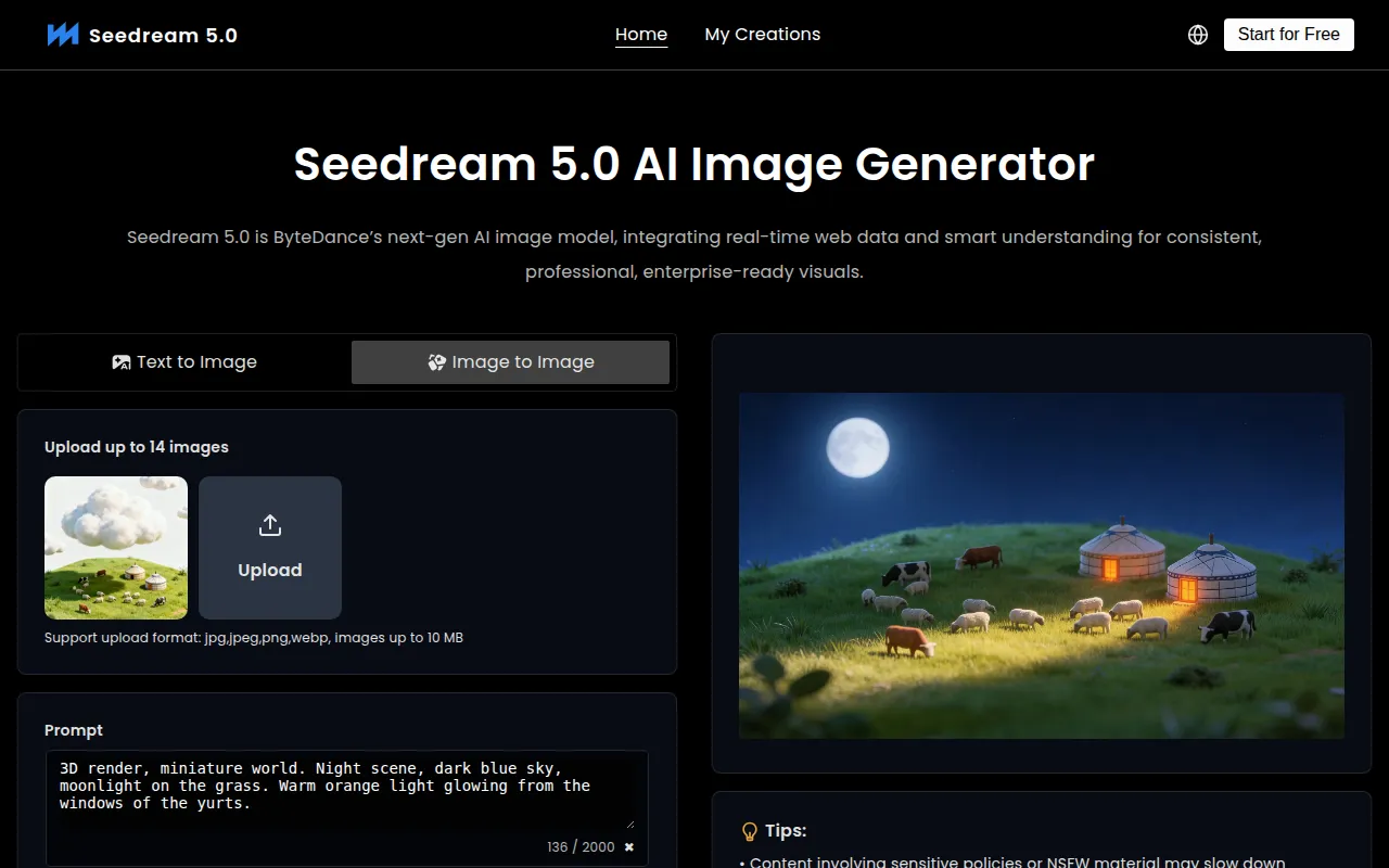 image of Seedream 5 AI