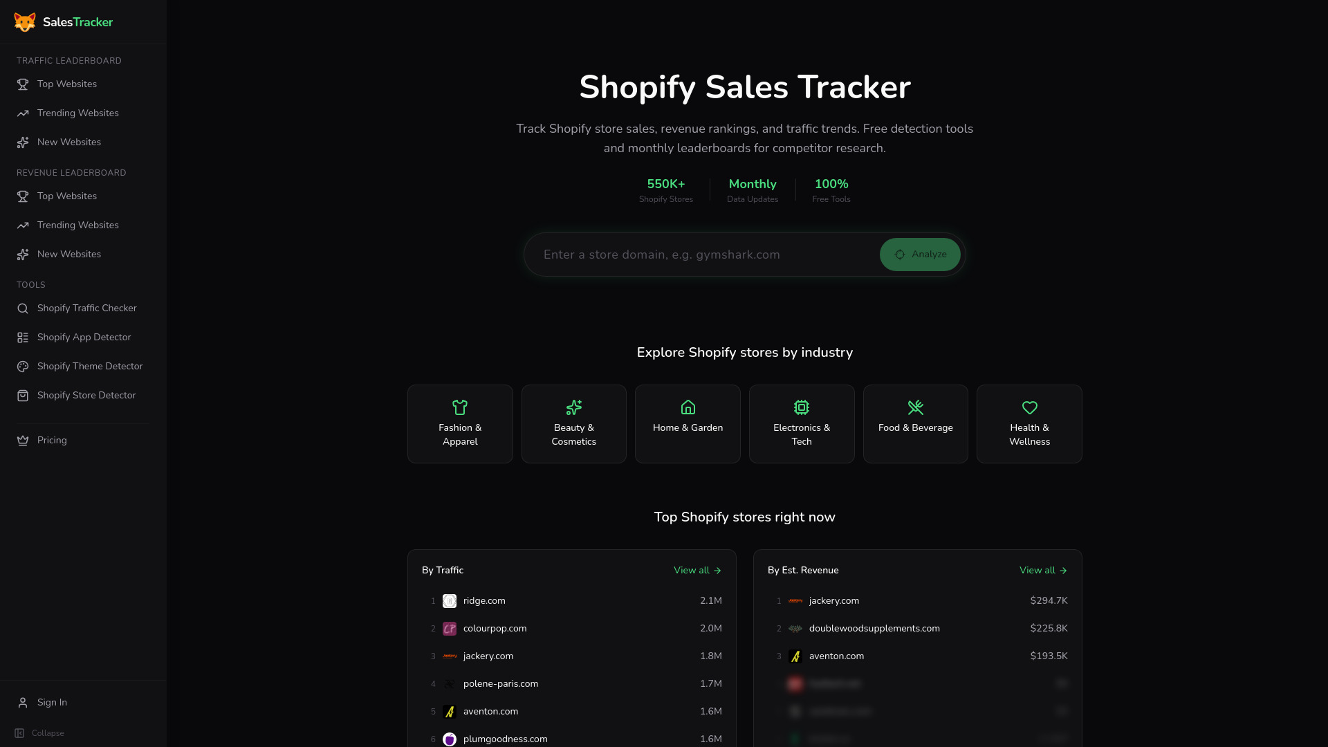 image of Shopify Sales Tracker