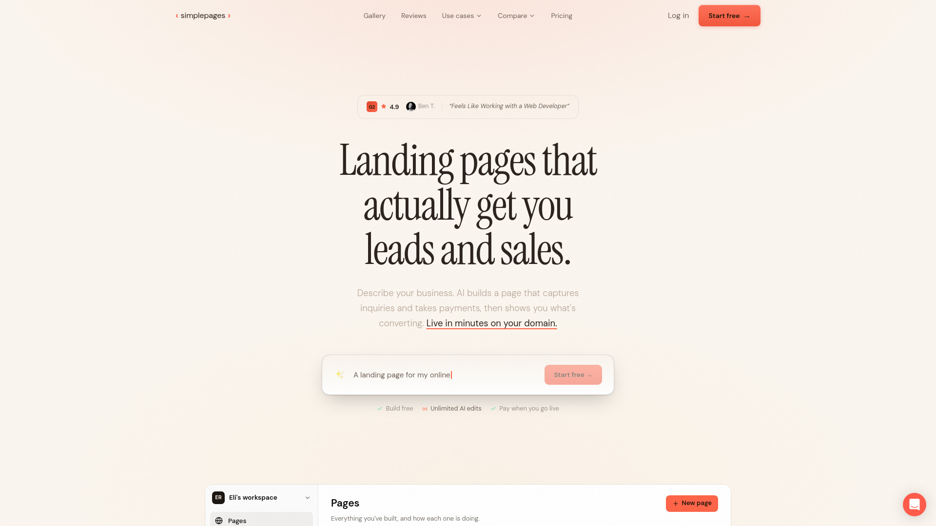 image of Simplepages.ai