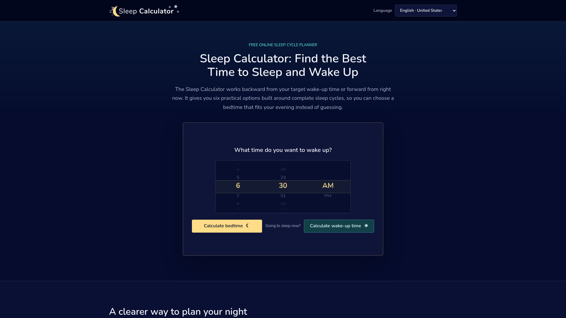 image of SleepCalculator