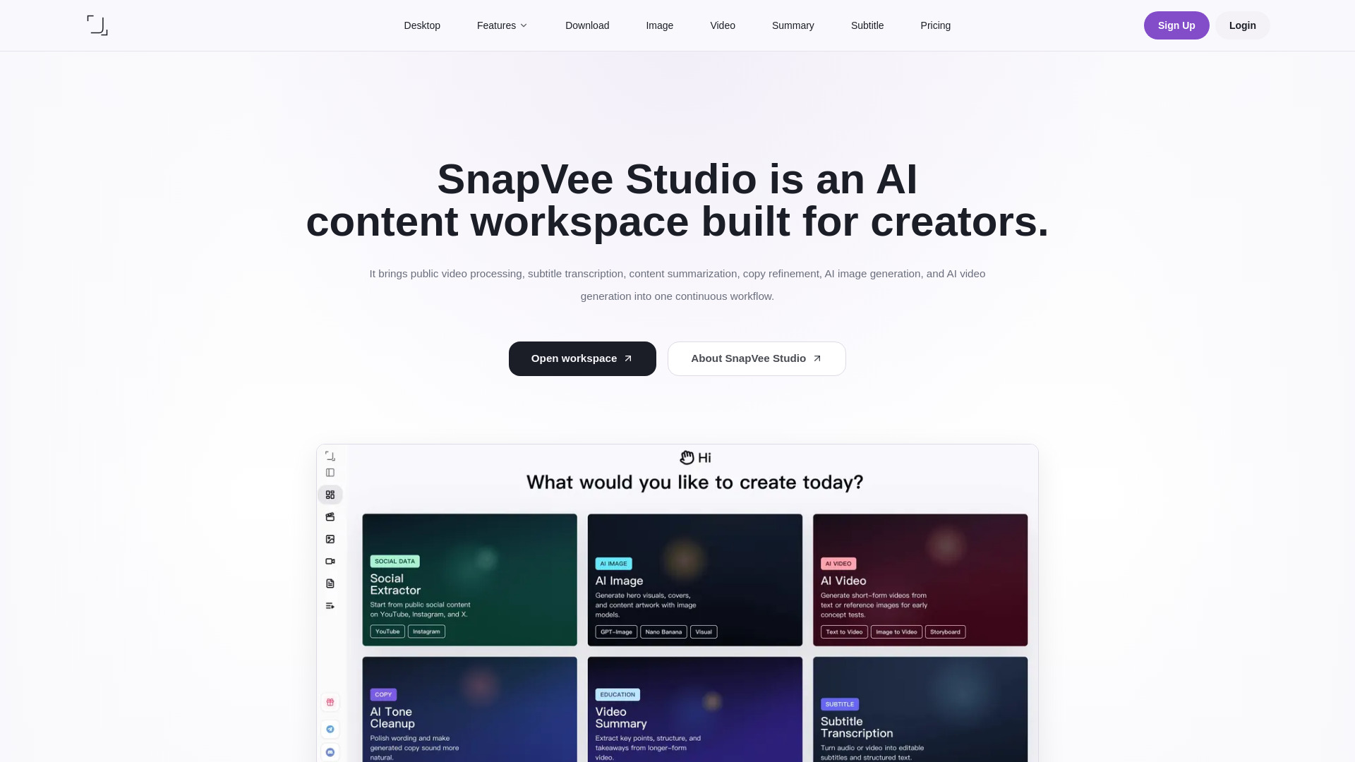image of SnapVee Studio