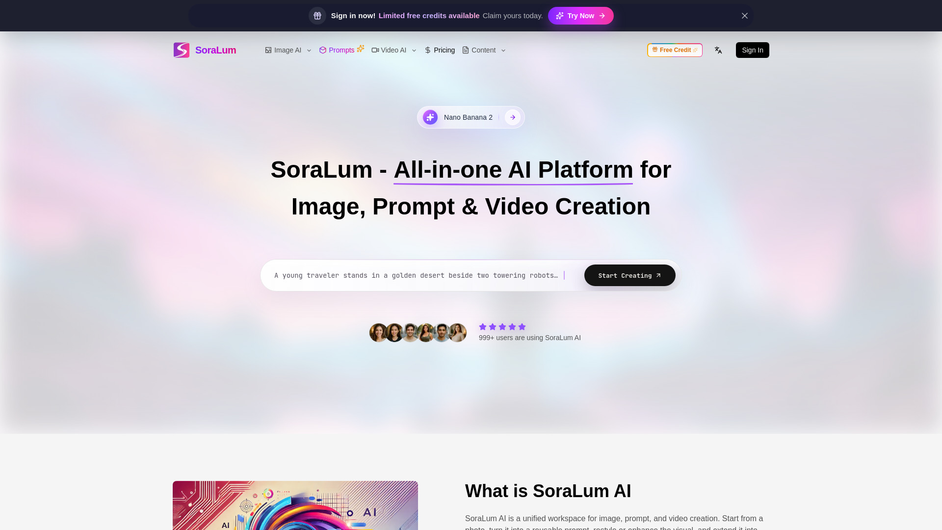 image of SoraLum AI image of SoraLum AI