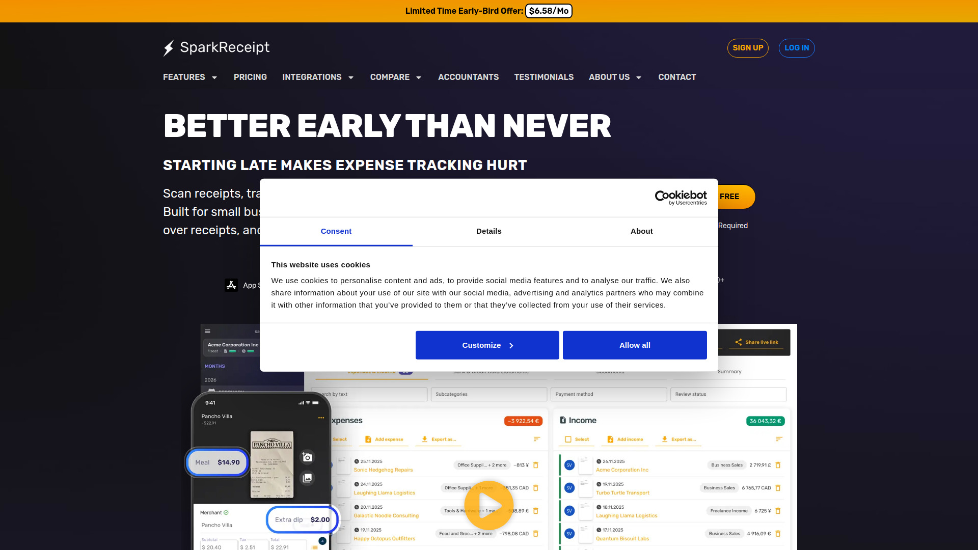 image of SparkReceipt