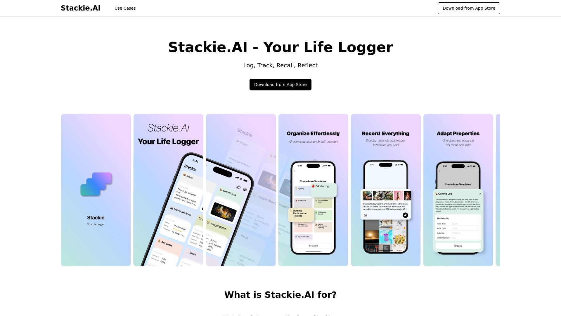image of Stackie.AI (Notes, Tracker, Memo & More)
