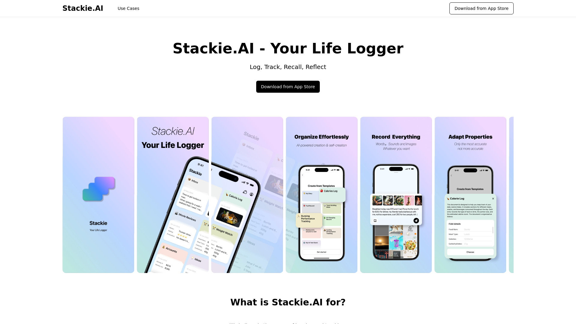 image of Stackie.AI (Notes, Tracker, Memo & More)
