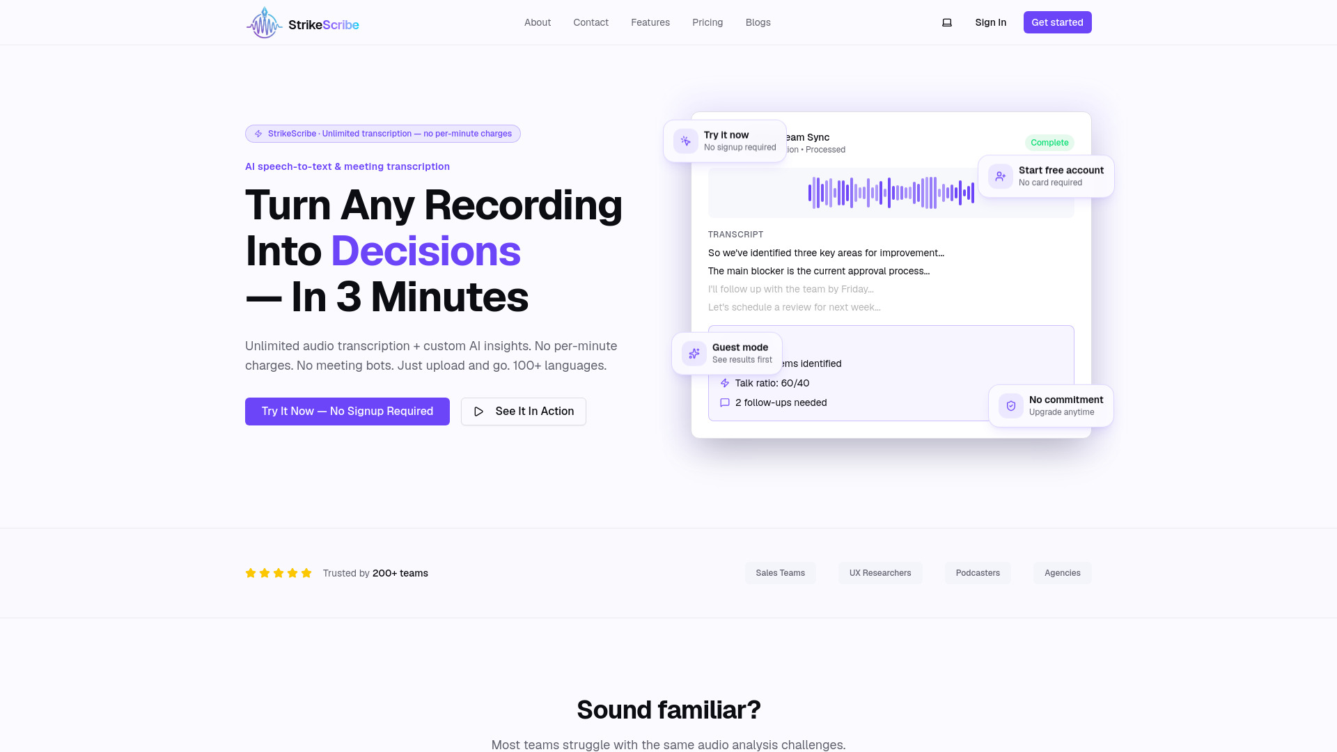 image of StrikeScribe AI