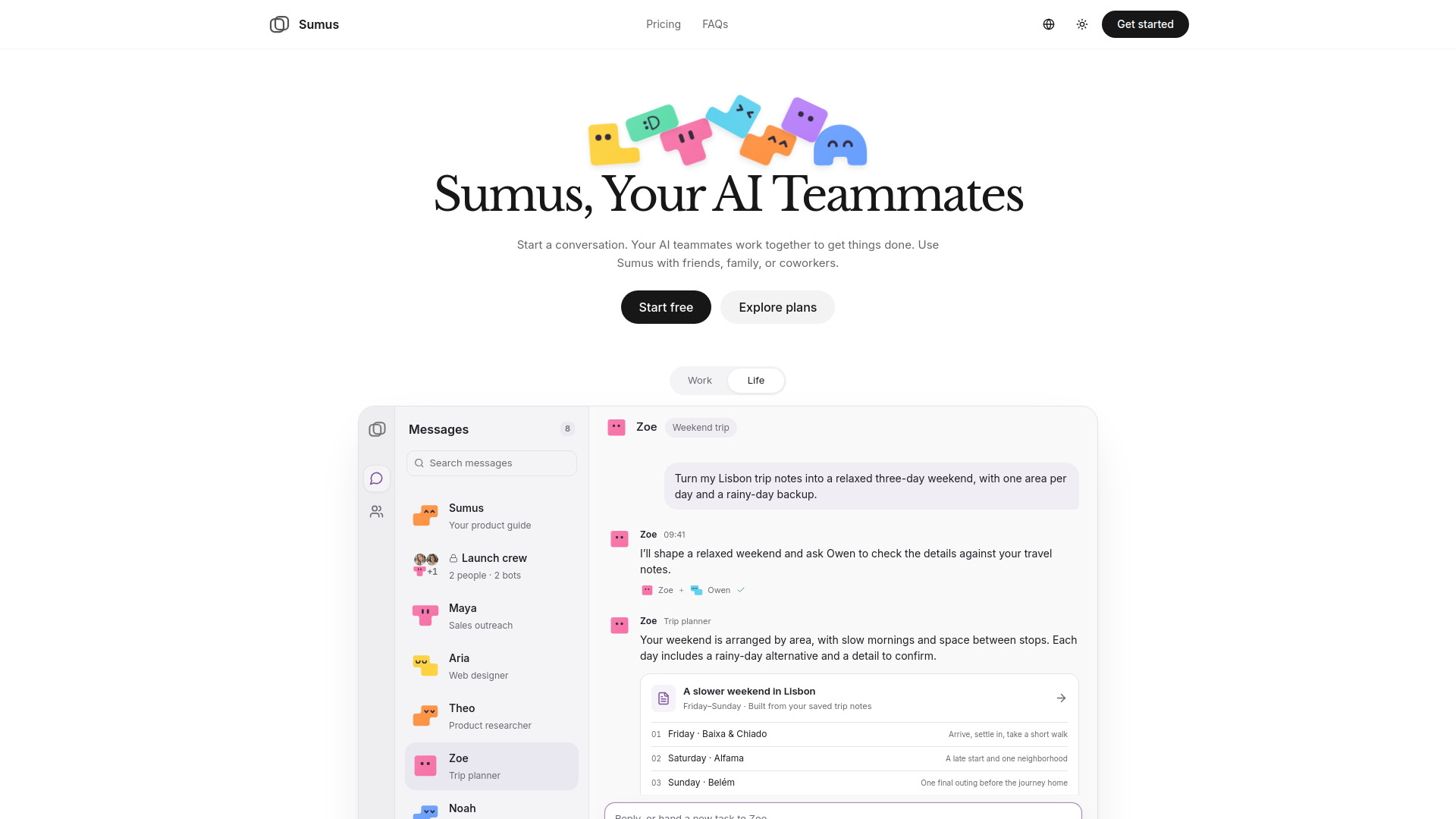 image of Sumus AI: Your AI Teammates, 24/7