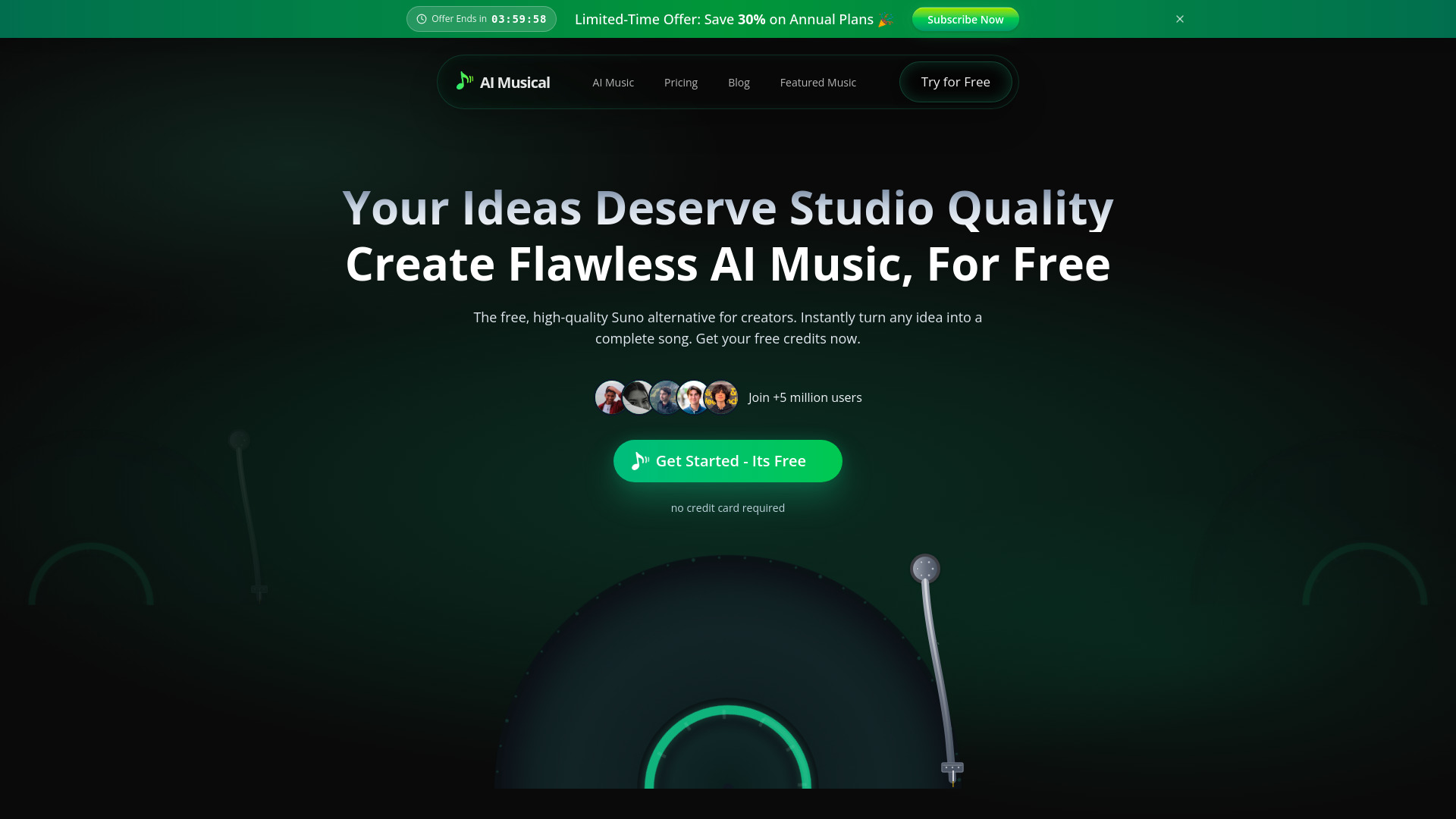 image of Suno AI Musical Generator