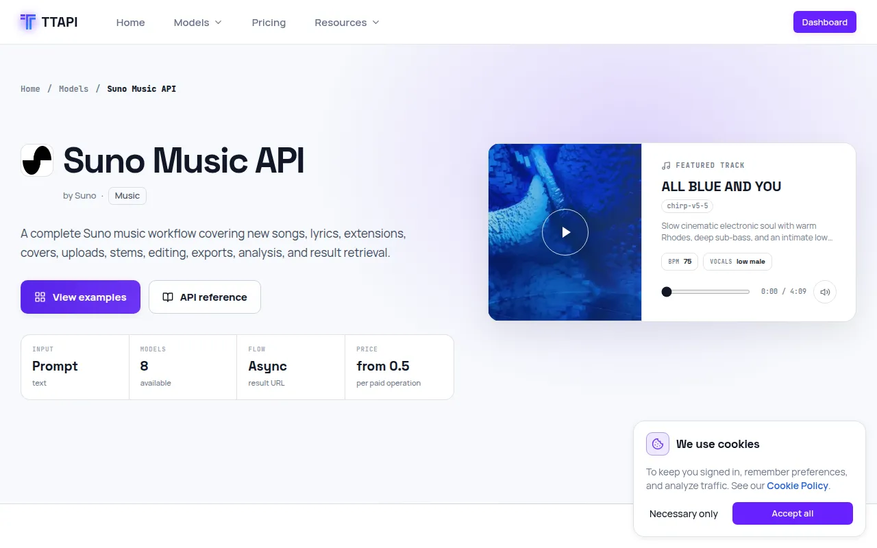 image of Suno API AI