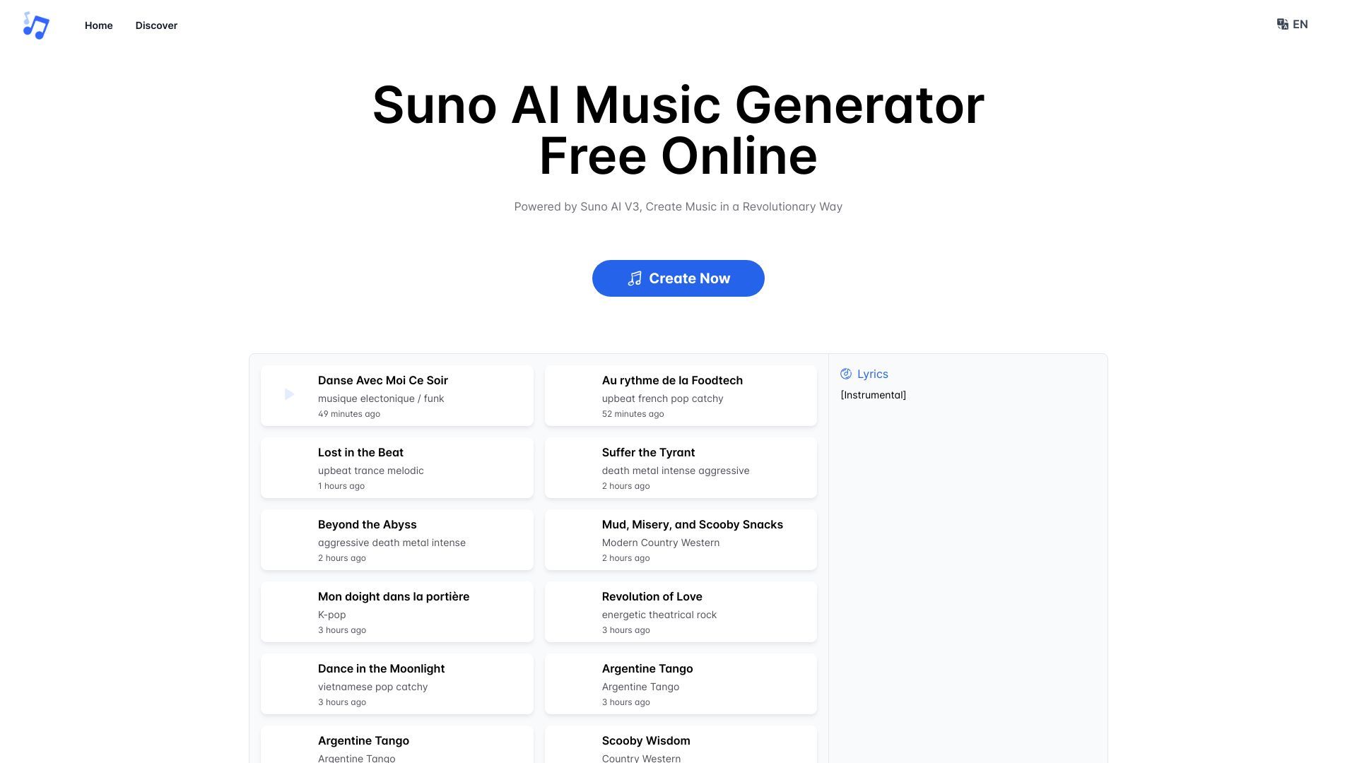 image of Suno Music Generator