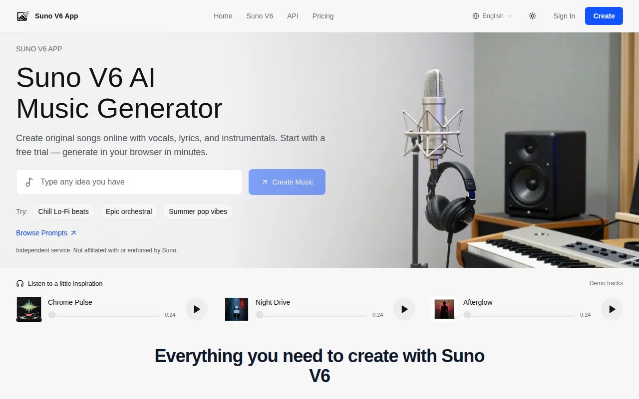 image of Suno V6