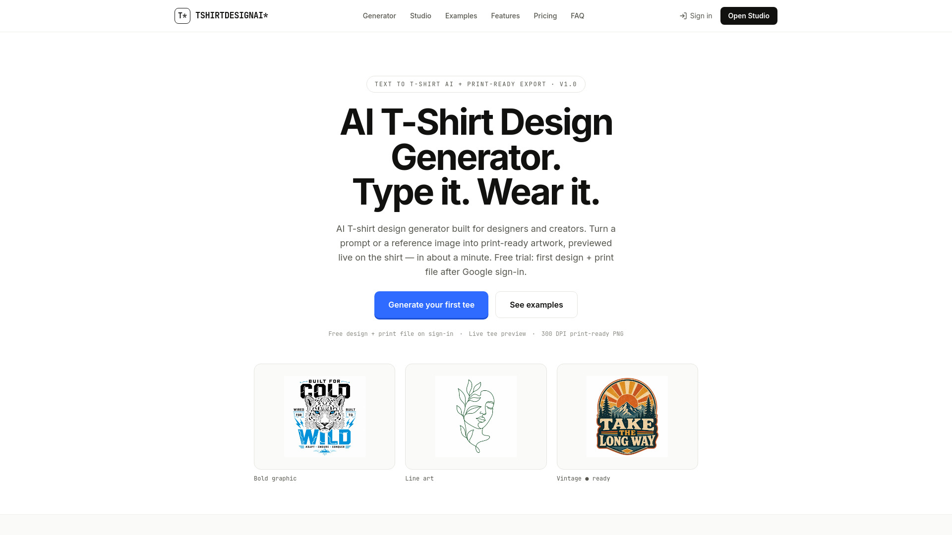 image of T-Shirt Design AI