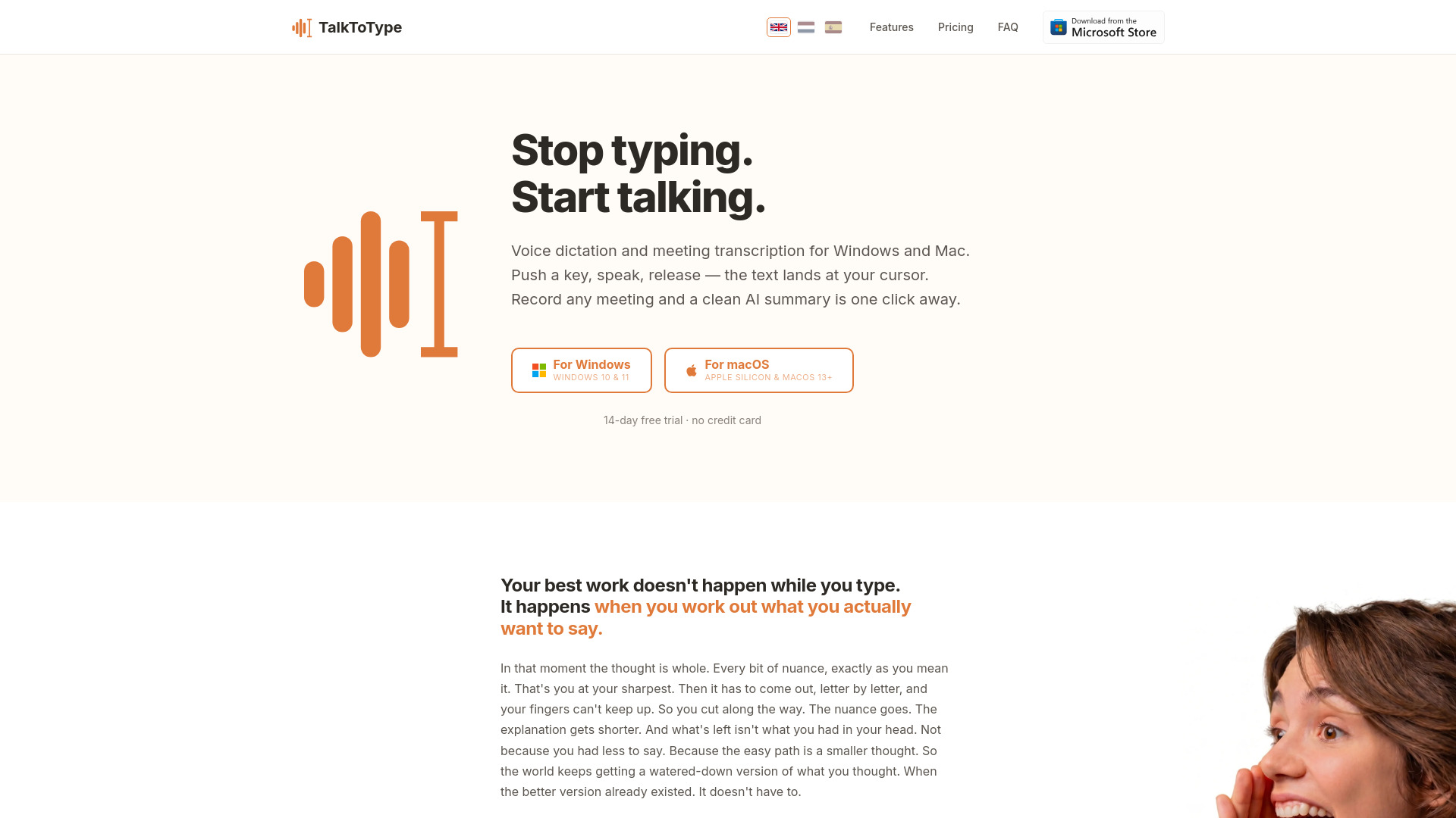 image of Talk to Type