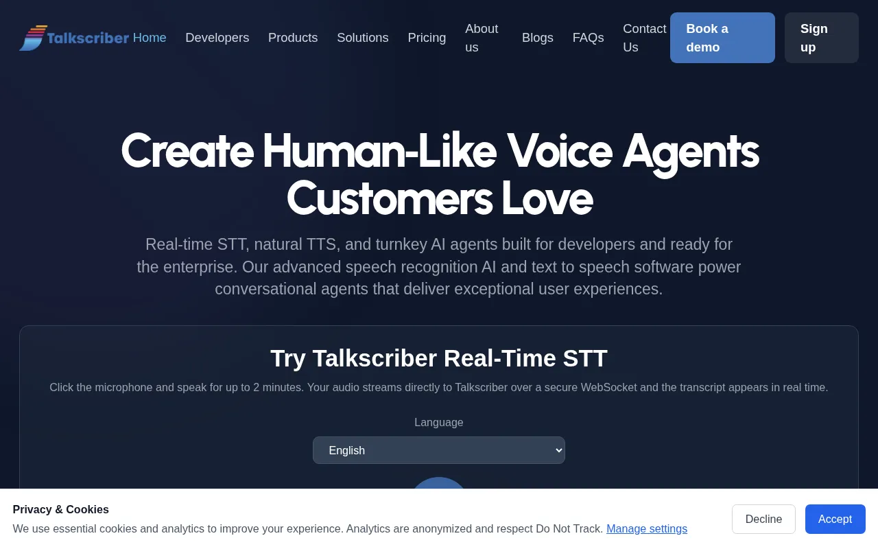 image of Talkscriber