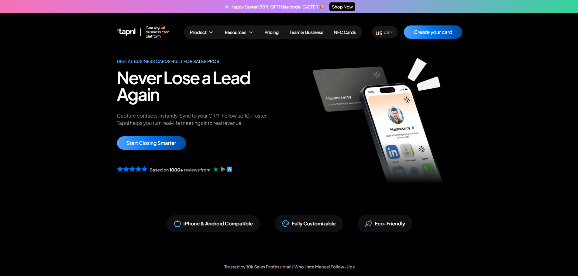 image of Tapni - Business Card CRM