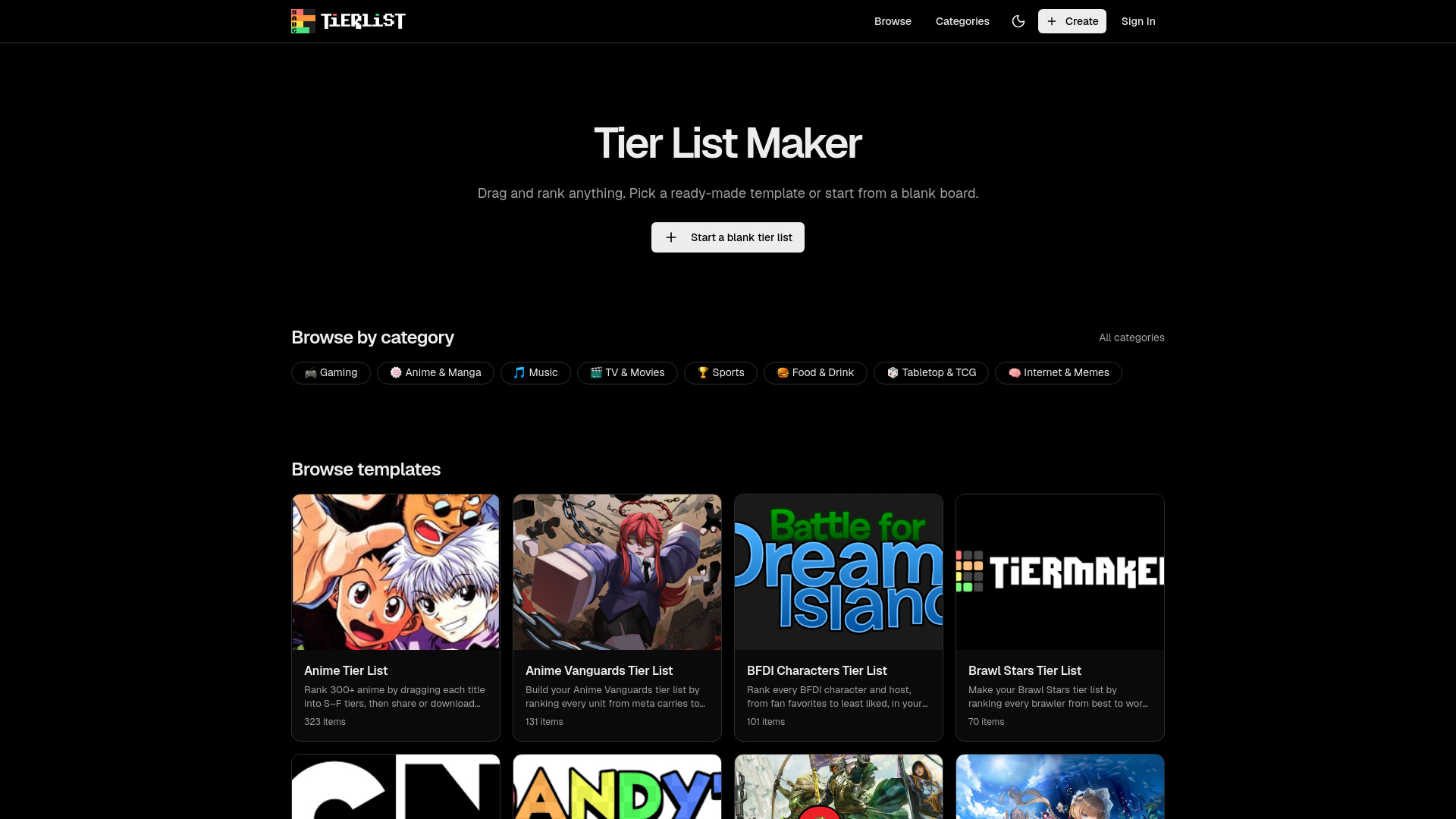 image for Tier List Maker image for Tier List Maker