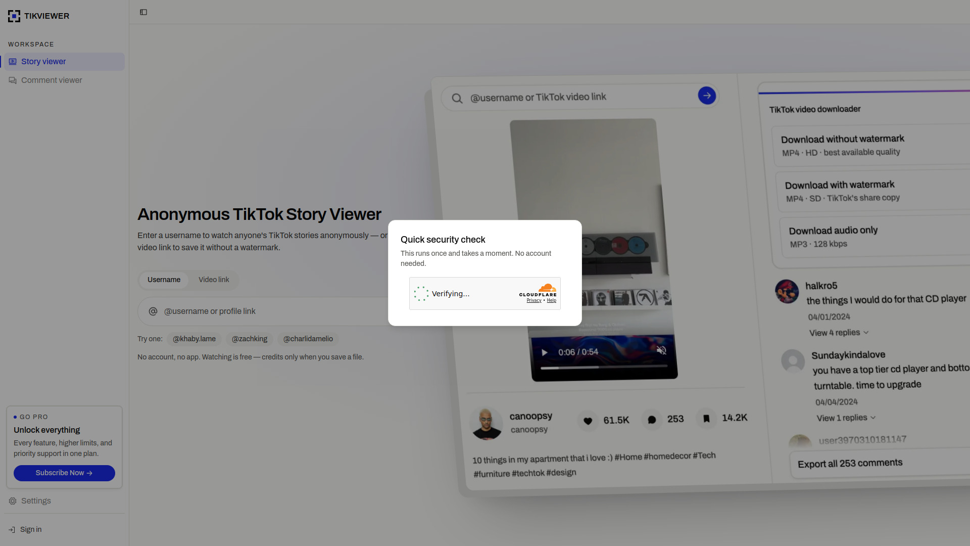 image of TikViewer