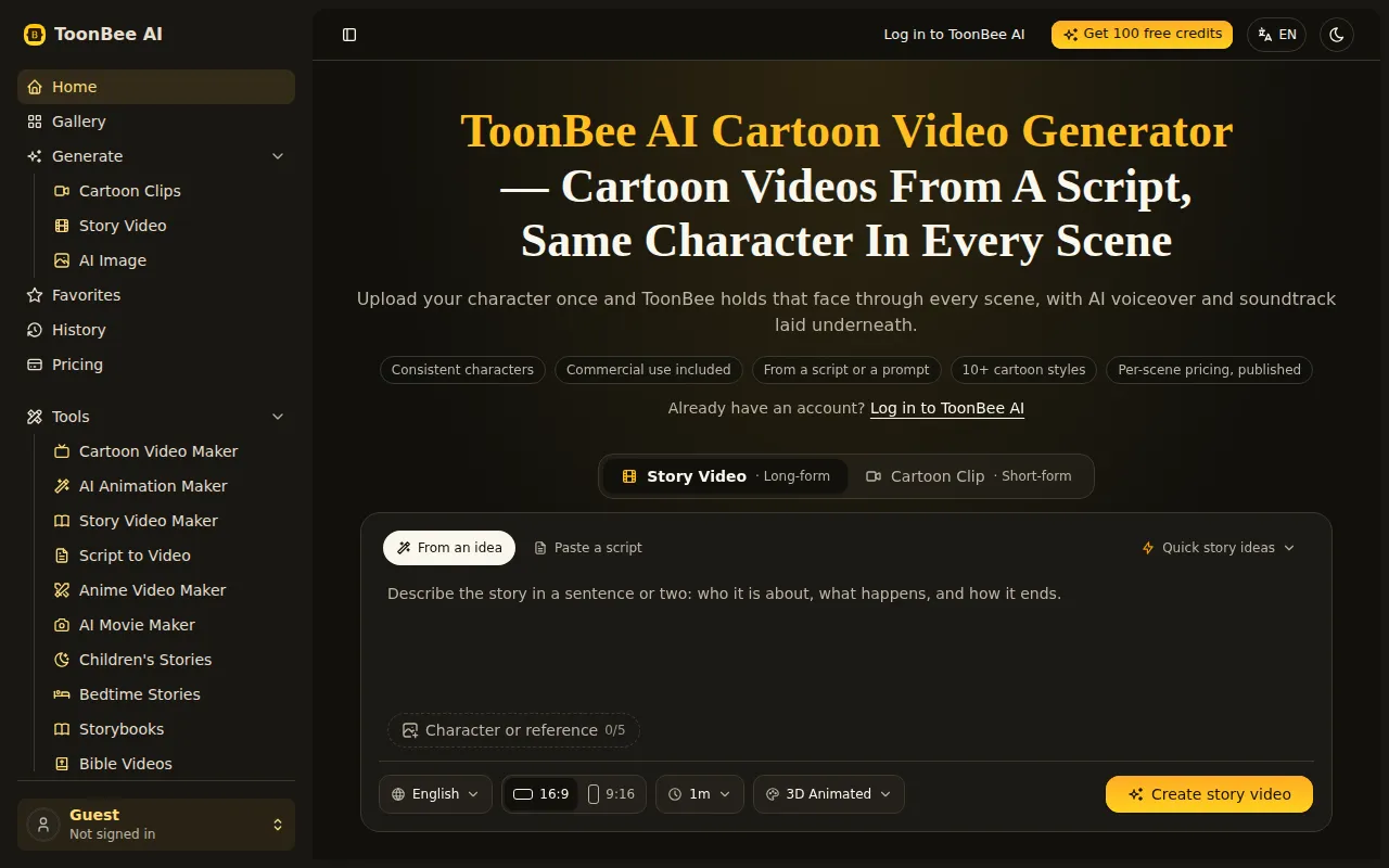image of Toonbee AI