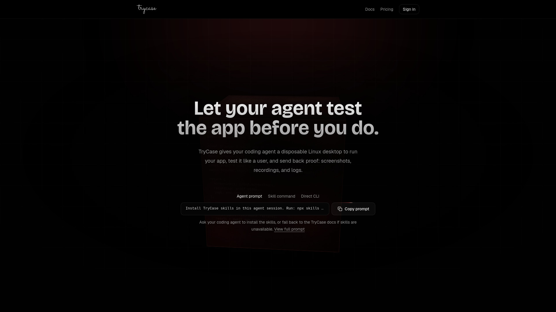 image of TryCase