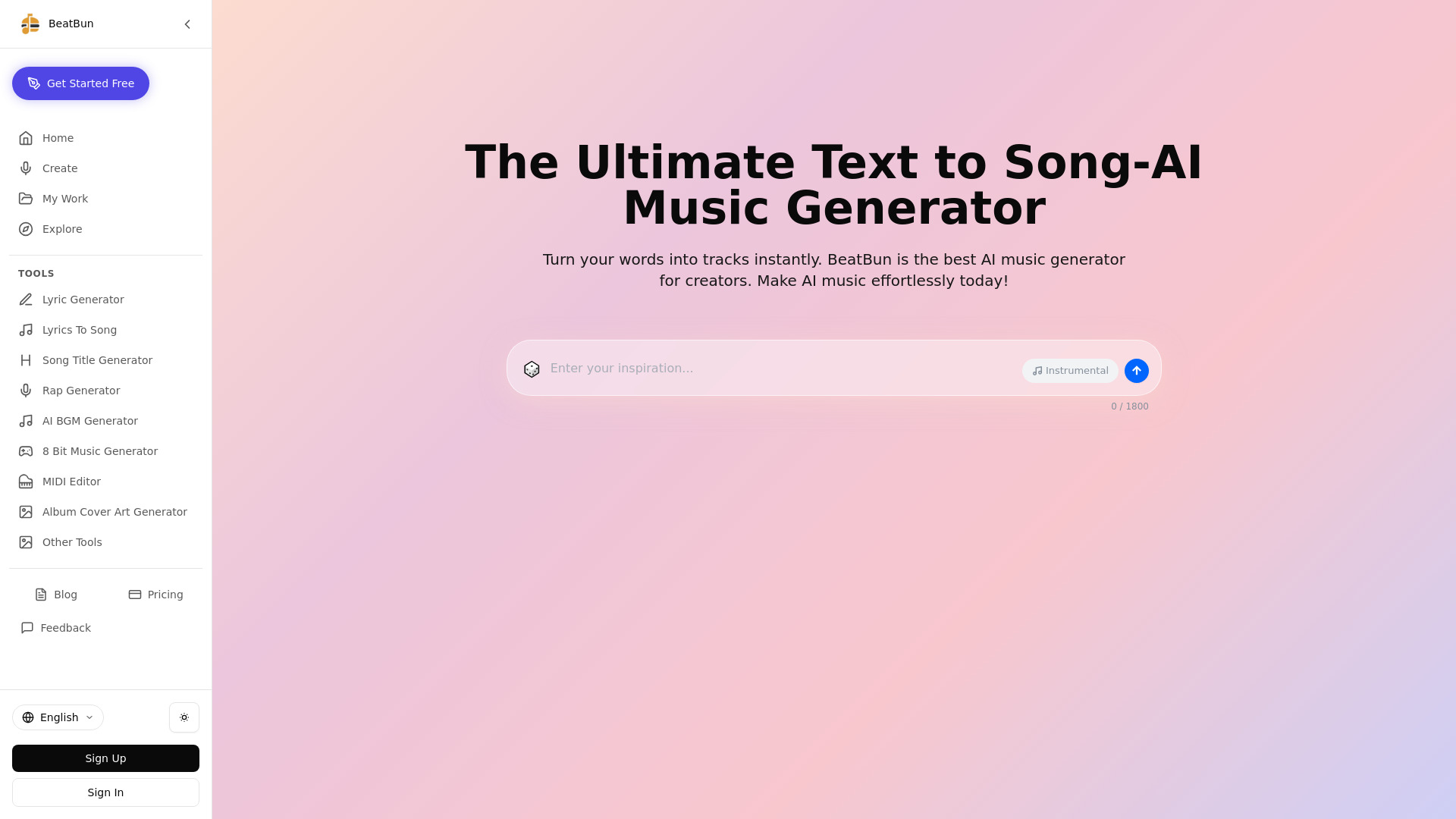 image of Turn text prompts into songs