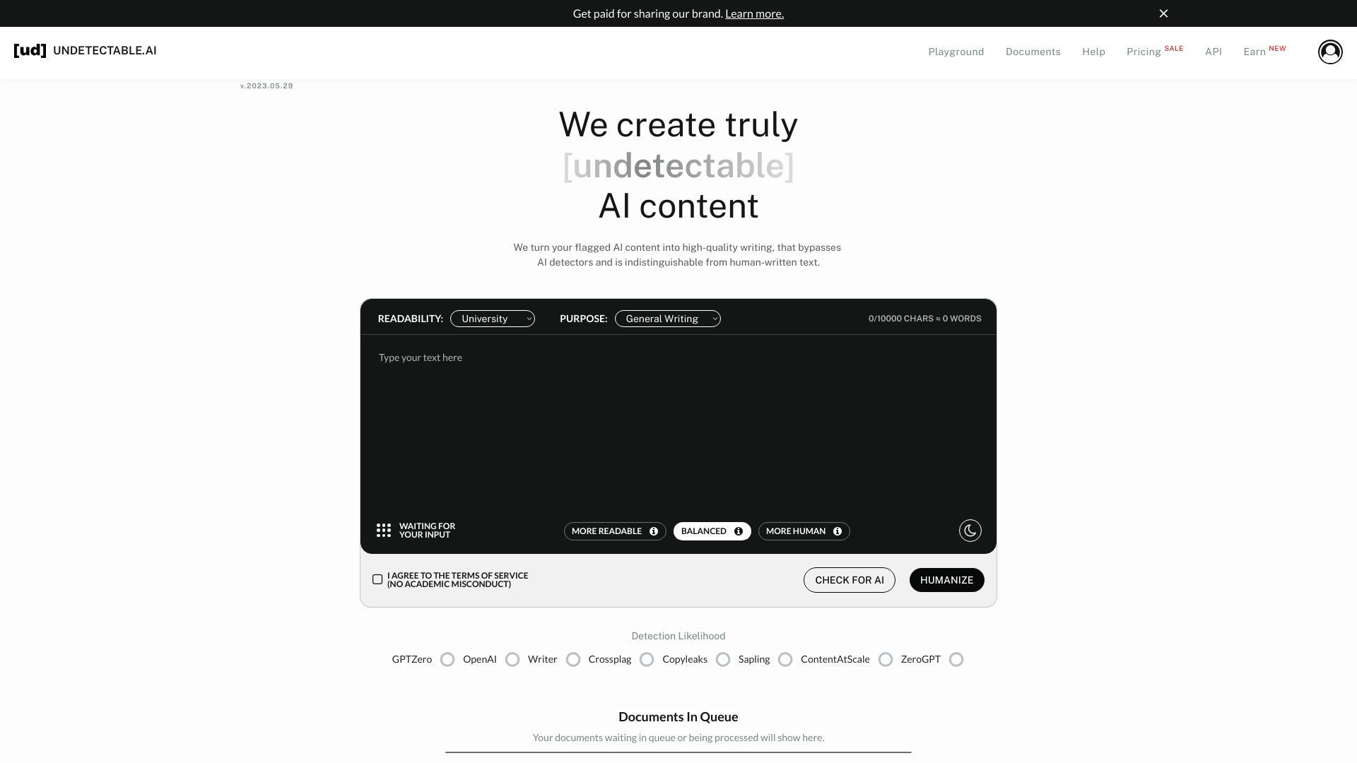 image of Undetectable.ai