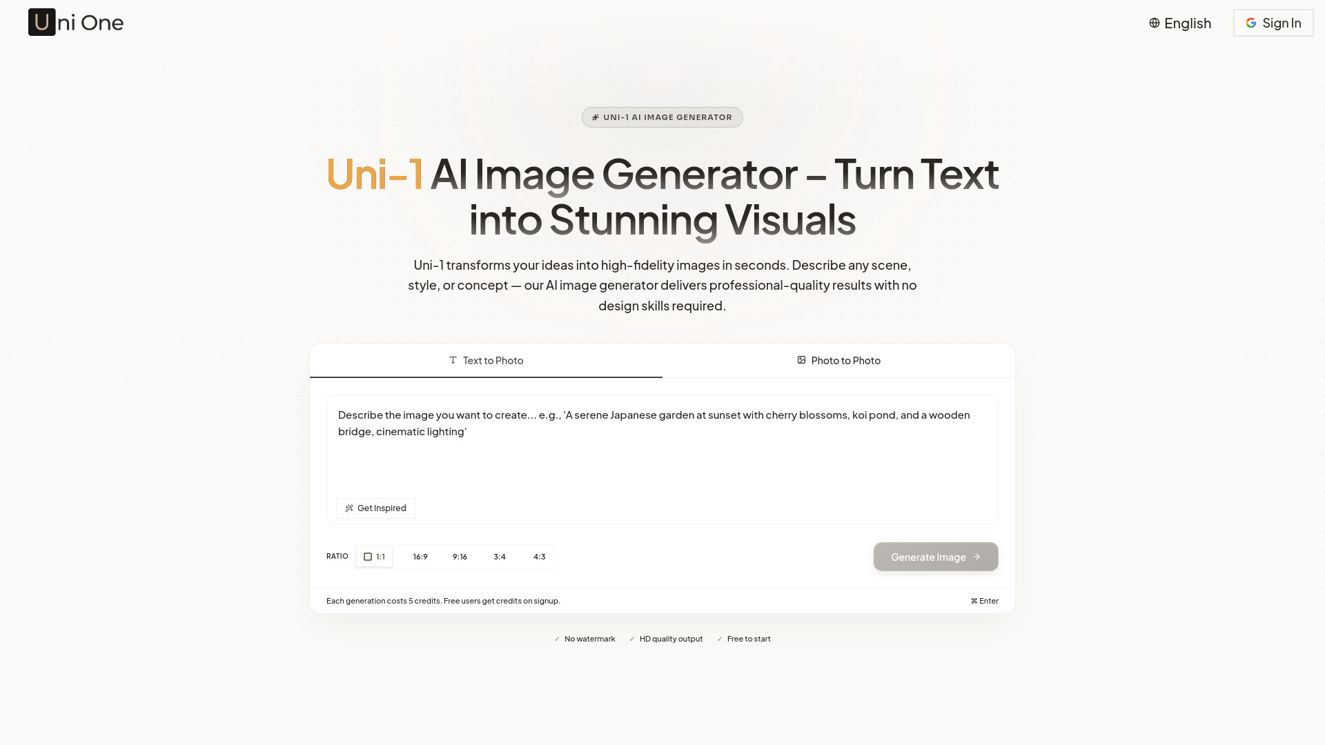 image of Uni-1 AI - one