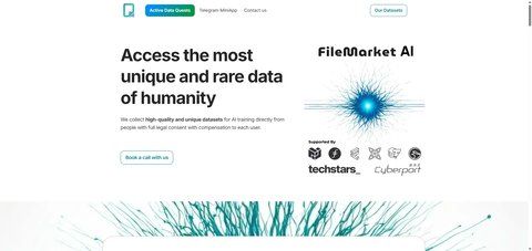 image of Unique Datasets for AI training