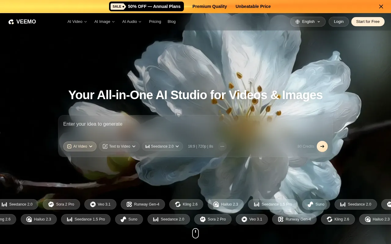 image for Veemo - AI Video Generator image for Veemo - AI Video Generator