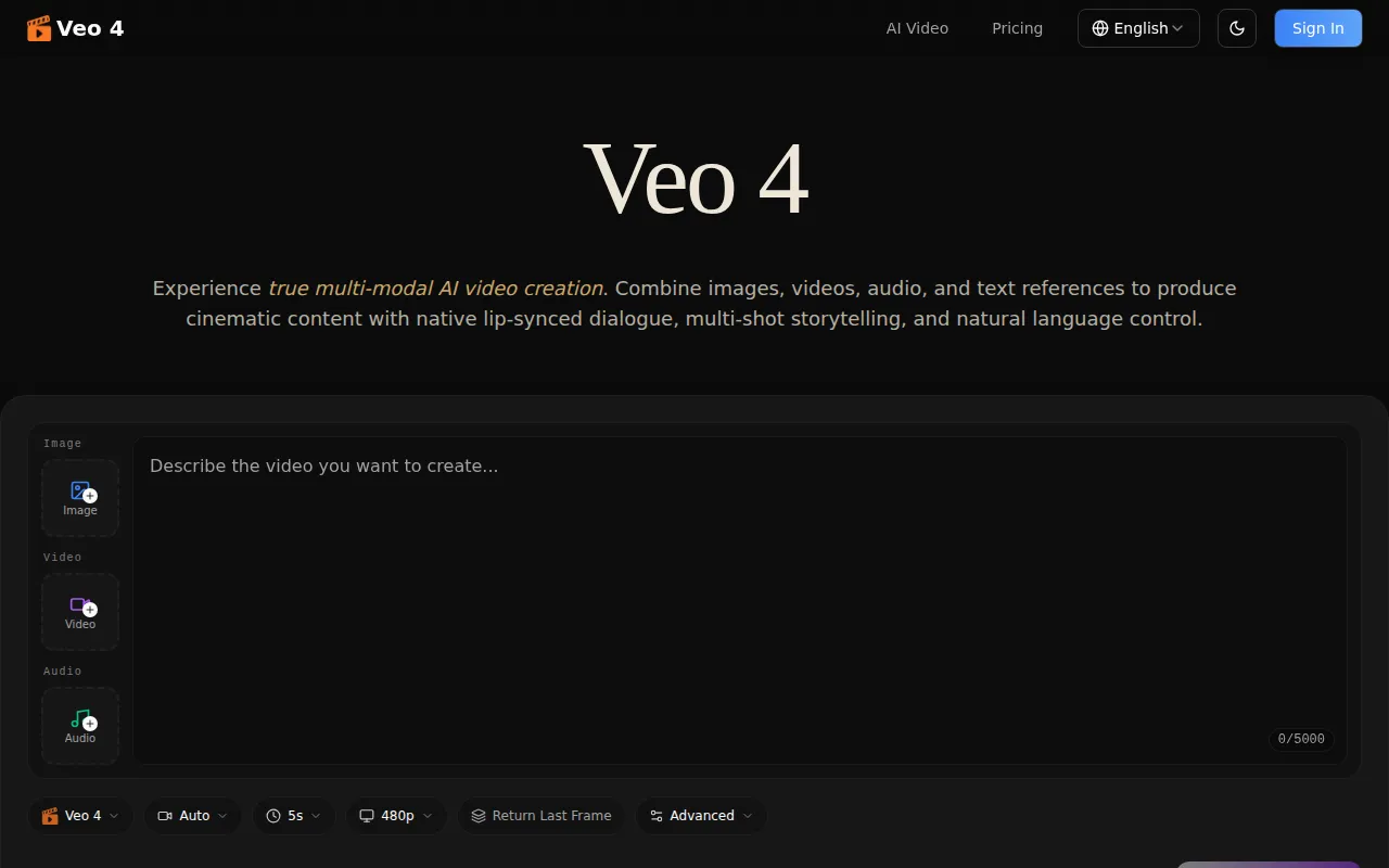 image of Veo 4 AI