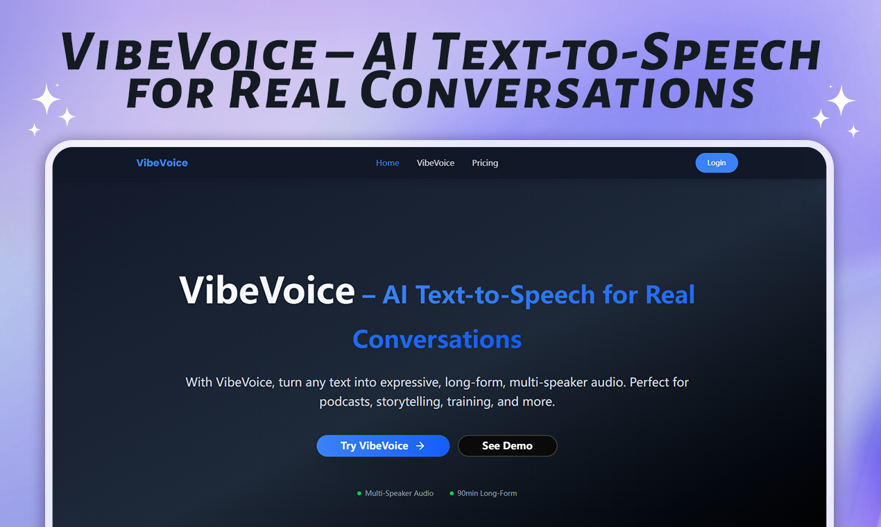 image for VibeVoice AI image for VibeVoice AI